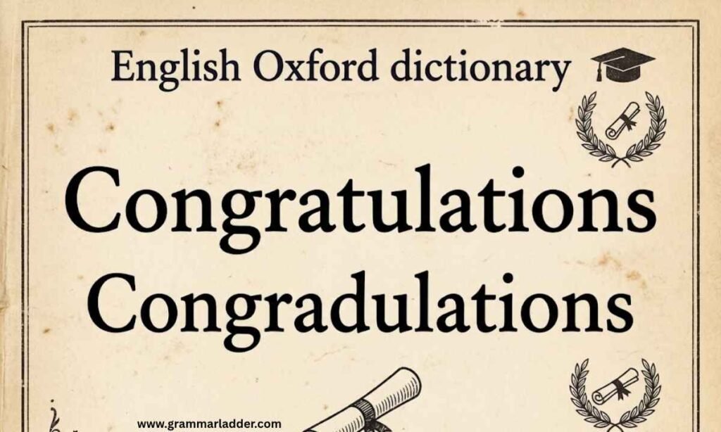 congratulations-or-congradulations-in-english-oxford