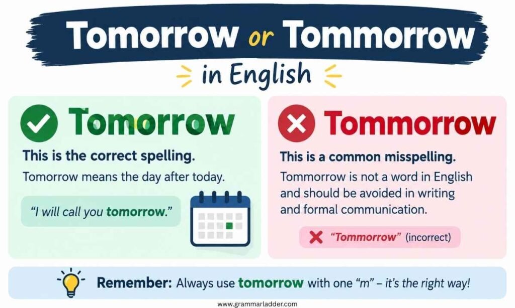 tommorrow-in-english
