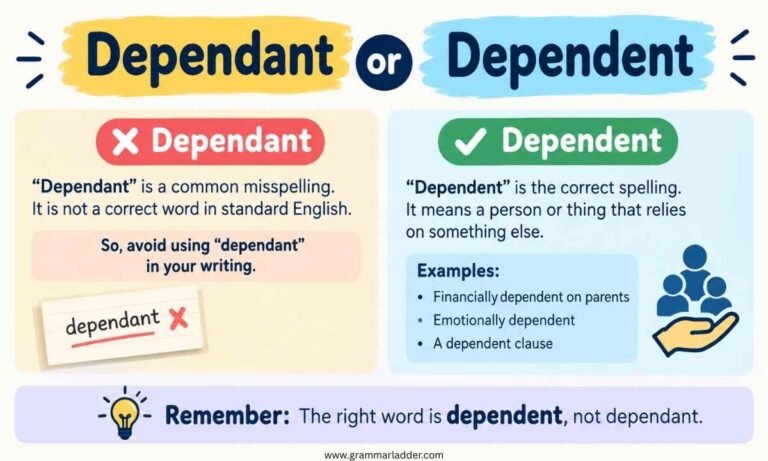 dependant-or-dependent