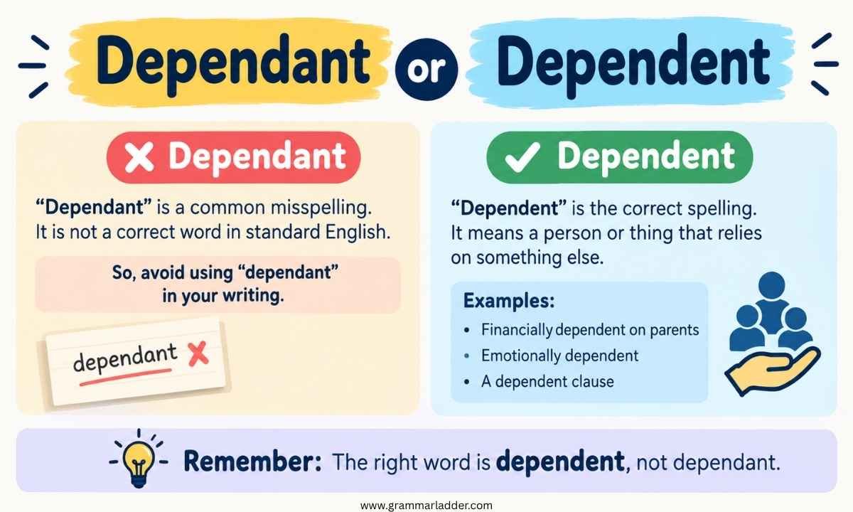 dependant-or-dependent