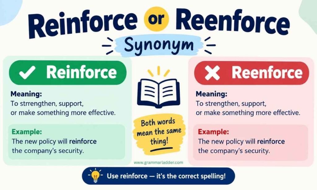 reinforce-or-reenforce-synonym